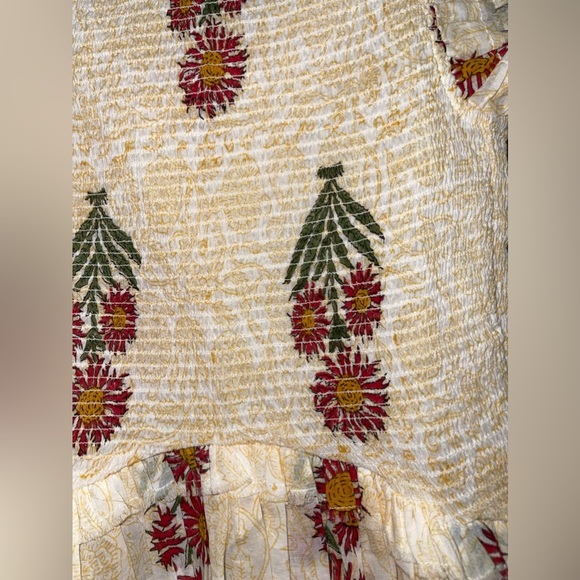 Alix Of Bohemia Floral Print Mock Neck Blouse - Picture 12 of 14